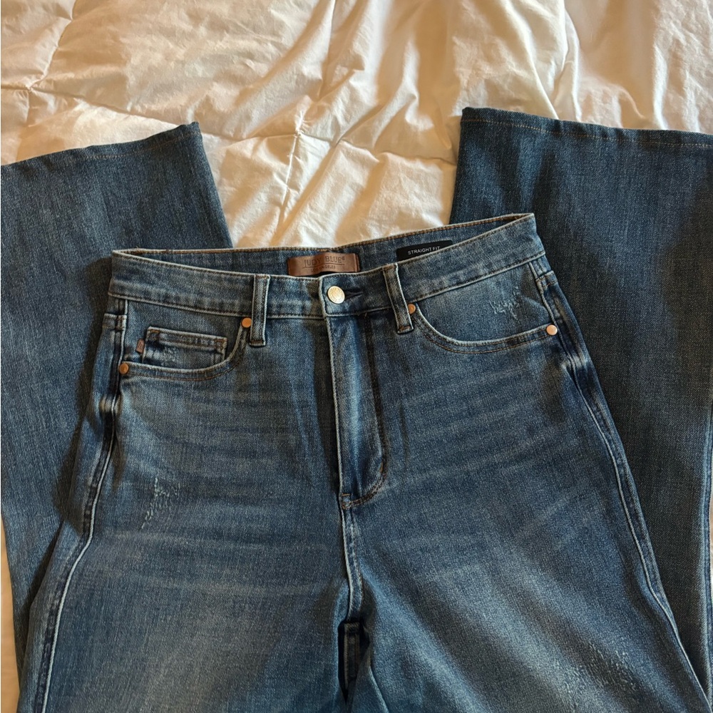 Judy Blue Classic Blue Straight Jeans